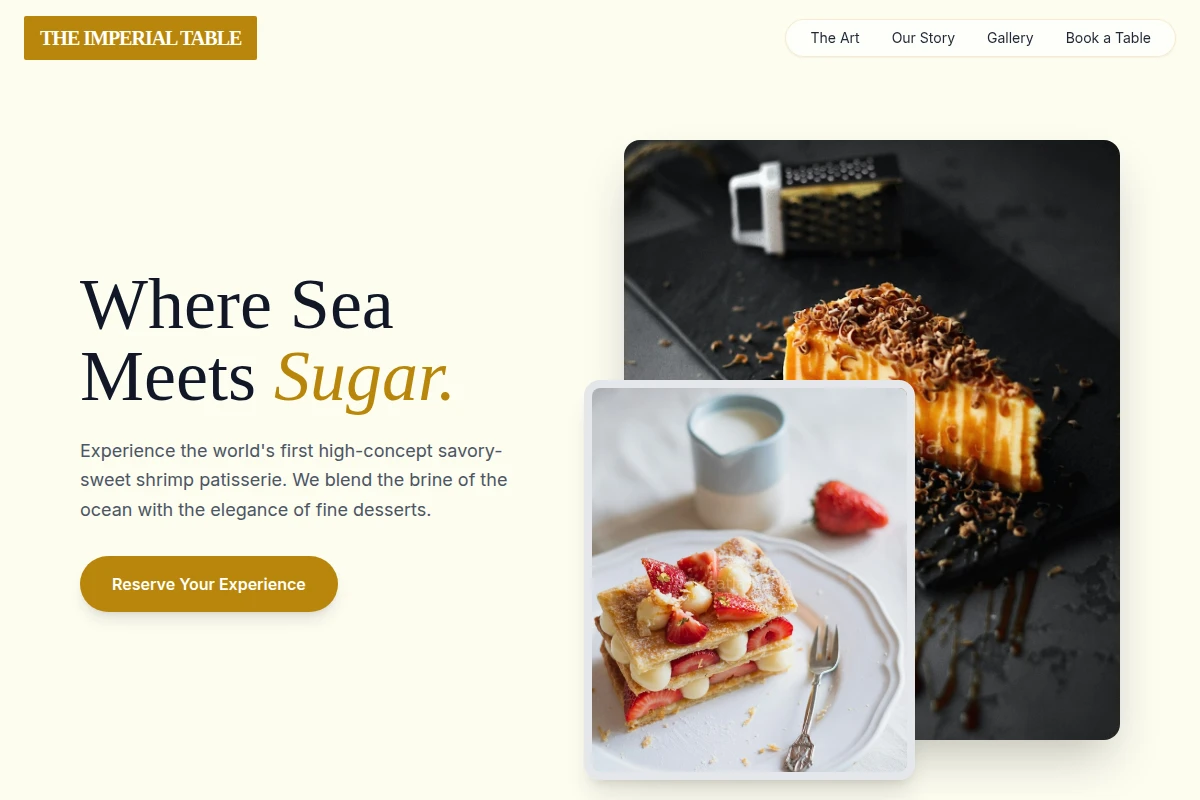 Shrimp Dessert